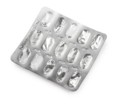 Boş blister izole