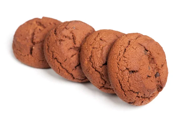 Группа коричневых печенек — стоковое фото