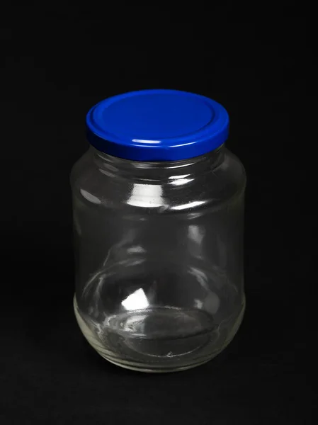 Empty glass jar — Stock Photo, Image