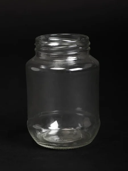 Empty glass jar — Stock Photo, Image