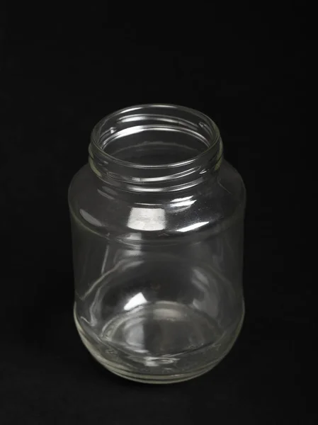Pusty szklany słoik — Zdjęcie stockowe