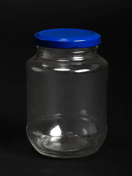 Empty glass jar — Stock Photo, Image