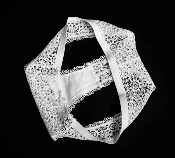 White lace underpants — Stock Photo, Image