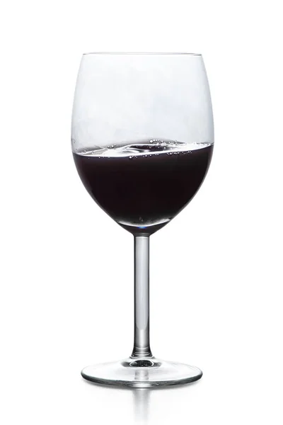 Svart vätska i glas vin — Stockfoto