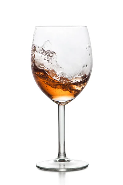 Salpicar bebida en vidrio —  Fotos de Stock