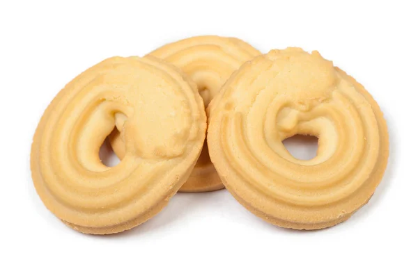 Ronde cookies geïsoleerd — Stockfoto