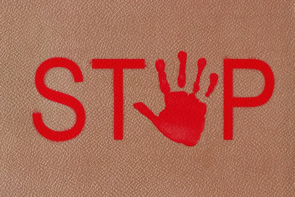 Red stop sign — Stock Photo, Image