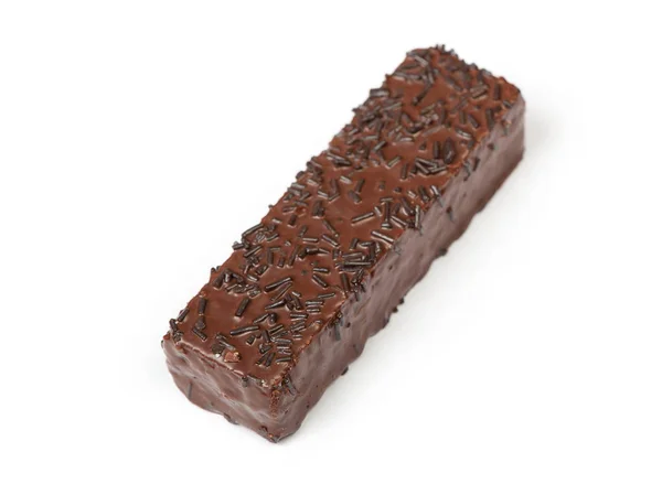 Вафельный торт из шоколадной глазури — стоковое фото