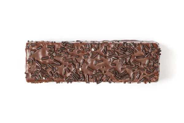 Tarta de gofres en glaseado de chocolate — Foto de Stock