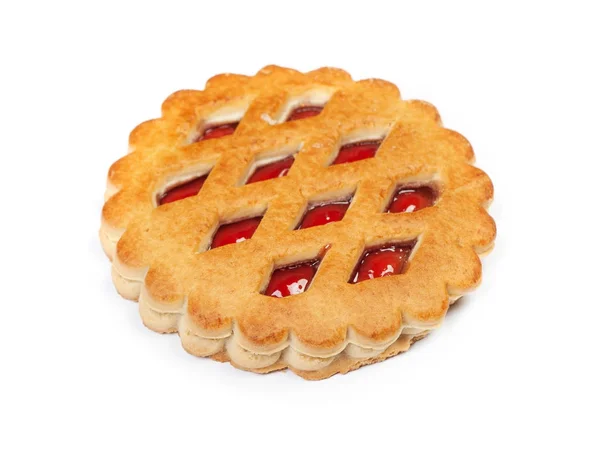 Cookie with jam — Stock Photo, Image