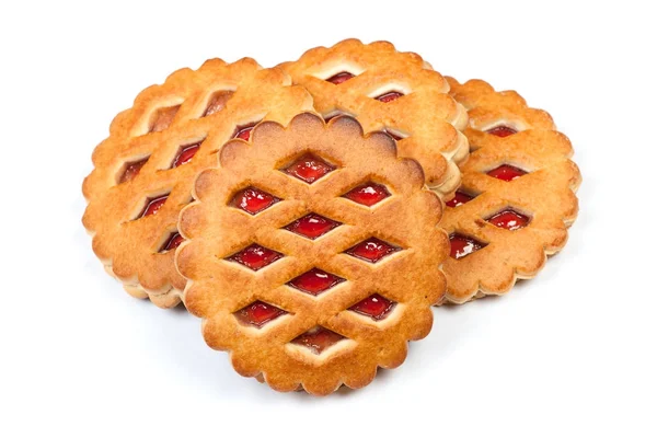 Cookies with jam — Stock Photo, Image