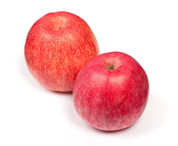 Izole kırmızı elmalar — Stok fotoğraf