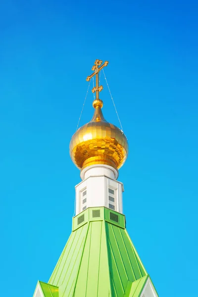 Купол Храму Золотим Хрестом — стокове фото