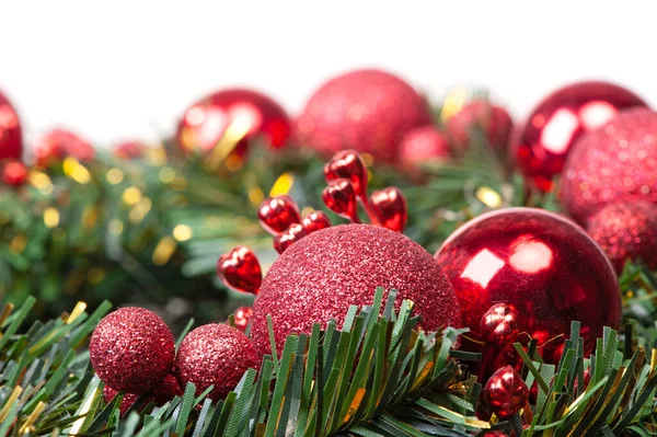 Künstliche Weihnachtsbaumzweige — Stockfoto