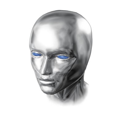 Gümüş sıvı yüz