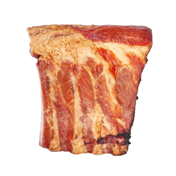 Stuk gerookte varkensvlees ribben — Stockfoto