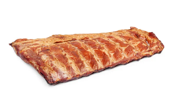 Stuk gerookte varkensvlees ribben — Stockfoto