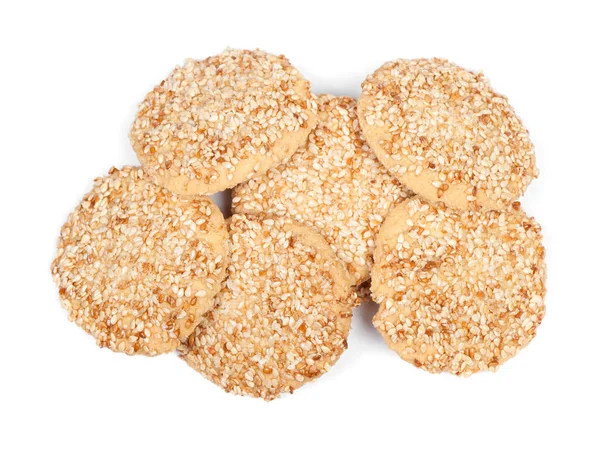 Group of cookies with sesame seeds — Stock Photo, Image