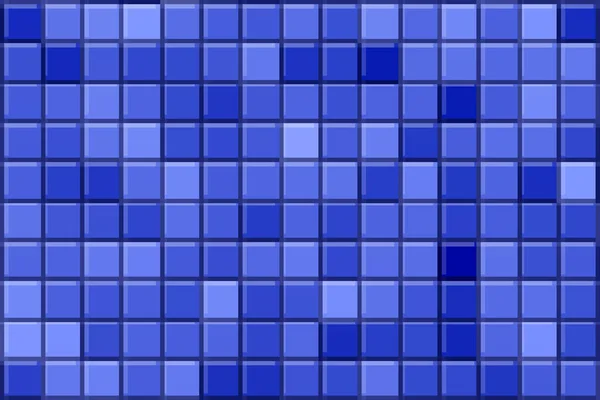 Cuadrados azules abstractos pixeles — Foto de Stock