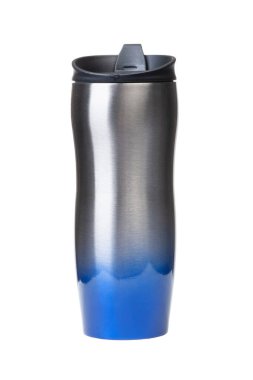 Termo kupa beyaz arka plan üzerinde