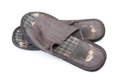 Bir çift ev terliği.