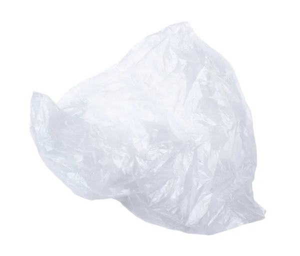 皱巴巴的透明塑料袋 — 图库照片