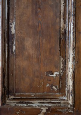 Eski tip ahşap dokular, dizayn için duvar arkaplanı. Kahverengi düzensiz panel.