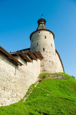 Pskov şehrinin Kremlin Kulesi, Rusya, Rusya Federasyonu