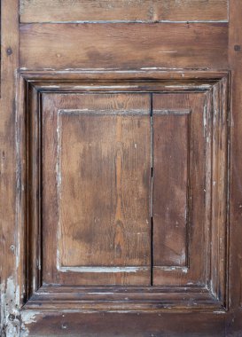 Eski tip ahşap dokular, dizayn için duvar arkaplanı. Kahverengi düzensiz panel.