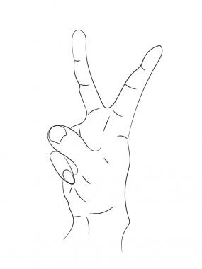 çizilmiş çizgiler el,