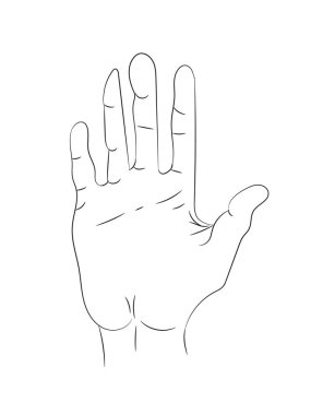 çizilmiş çizgiler el,