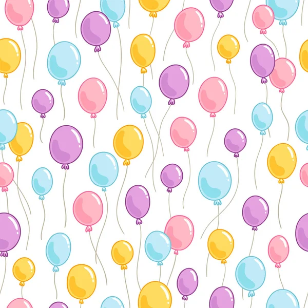 Modèle de ballons colorés — Image vectorielle