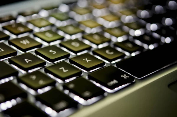 Keyboard Close Detail — Stock Photo, Image