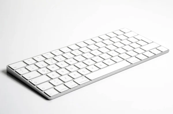 Clavier Gros Plan Sur Blanc Images De Stock Libres De Droits