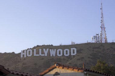 Los Angeles gökdelenleri sarayı Kaliforniya turizmi Hollywood Hollywood Bulvarı Çin tiyatrosu gece lambası yürüyüşü