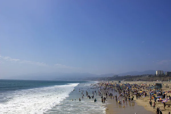 Los Angeles Santa Monica Venedik Sahil Skelesi Abd Kaliforniya Turizm — Stok fotoğraf