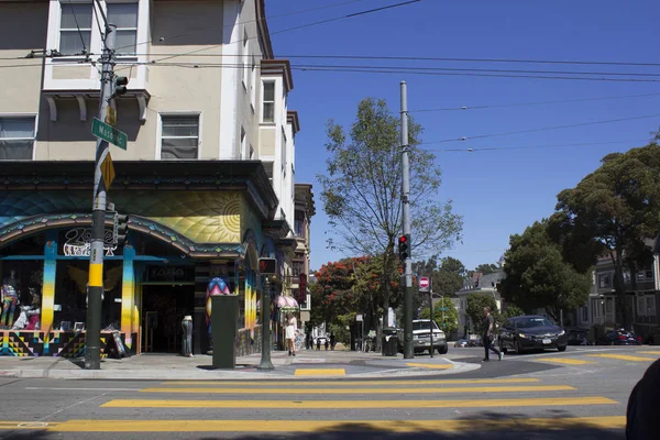 San Francisco Molo Mořské Lev Cestování Městské Lanovky Mrakodrapy Golden — Stock fotografie