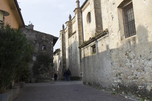 Sirmione Cidade Itália Viagem Visita História Castelo Lago Garda — Fotografia de Stock