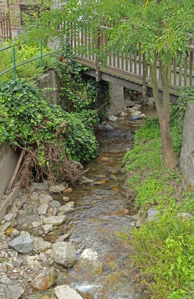 Small Stream Bridge — Stock Photo, Image