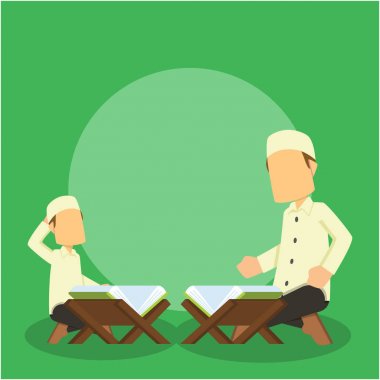 adam onun oğlu Kur'an öğretimi 