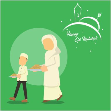 Müslüman çocuk annesi çerezlerinden yardım 