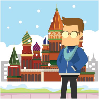  Rusya'nın Moskova turizm 