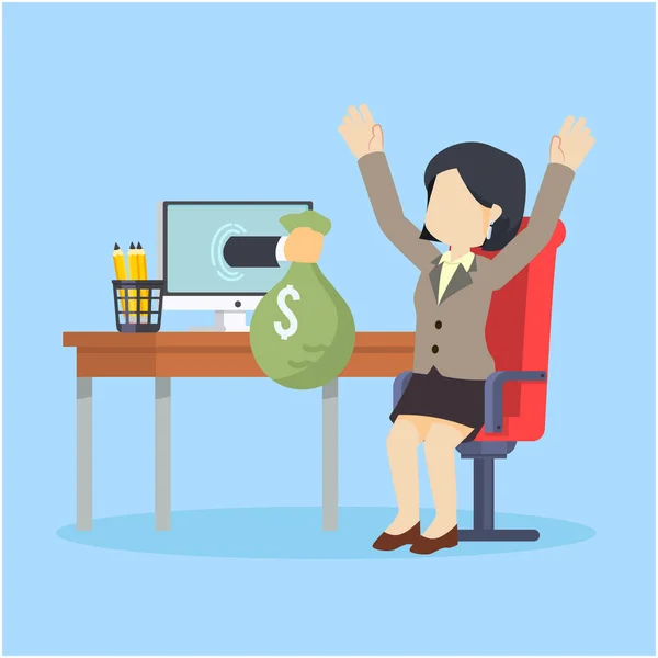 iş kadını almak para--dan bilgisayar