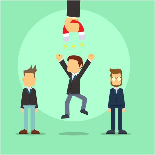 diğerleri arasında işadamı tarafından büyük mıknatıs manyetik