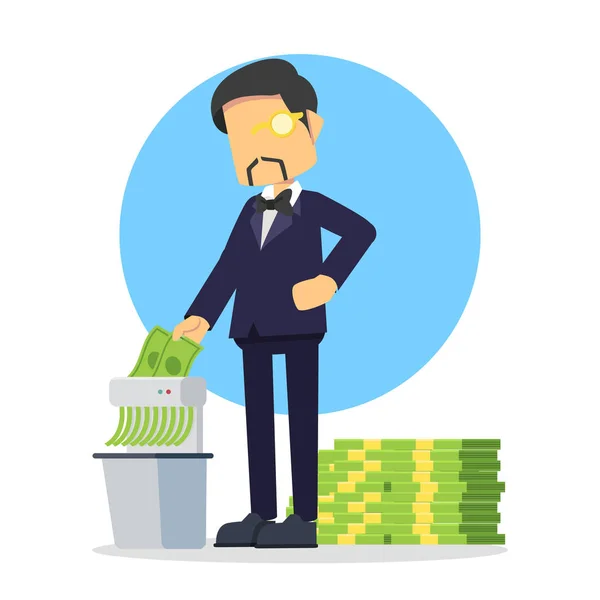 zengin işadamı parçalama para 