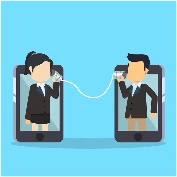 işadamı ve kadın iletişim 