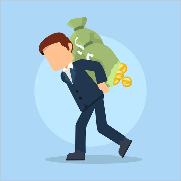 taşıyan işadamı para çuval zarar 