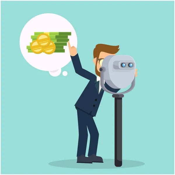 dürbün ile para benekli işadamı 