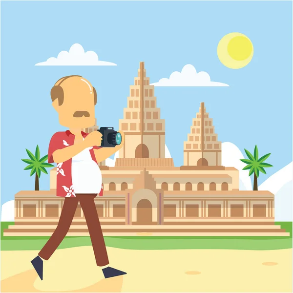 Oldman ziyaret angkor wat 