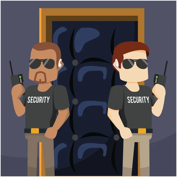 iki korumaları kapıyı koruyan 